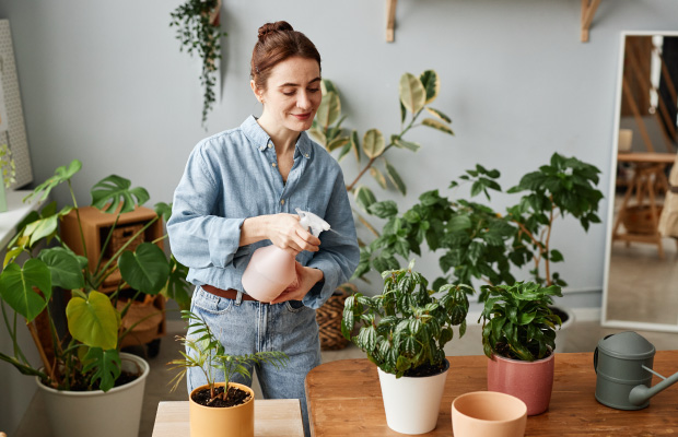 Taller de plantas y flores en casa