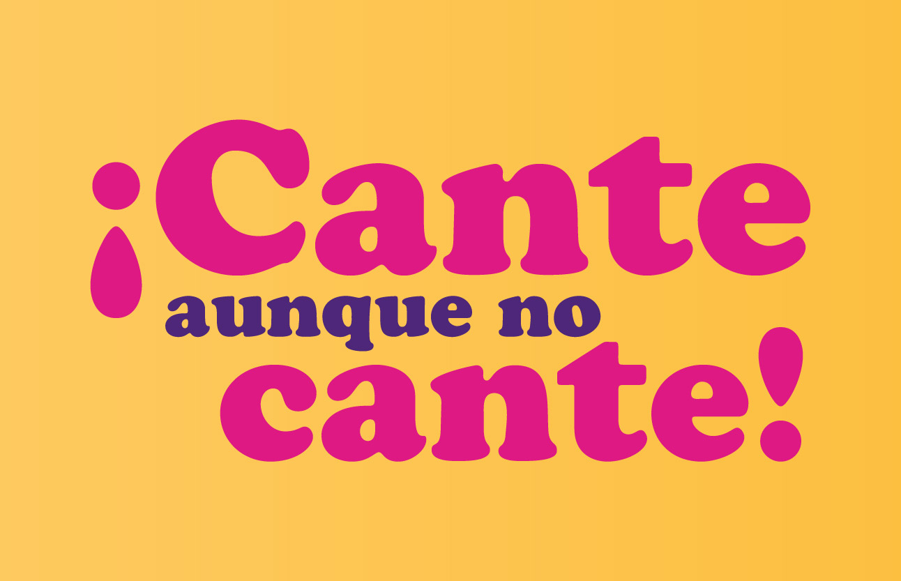 ¡Cante aunque no cante!