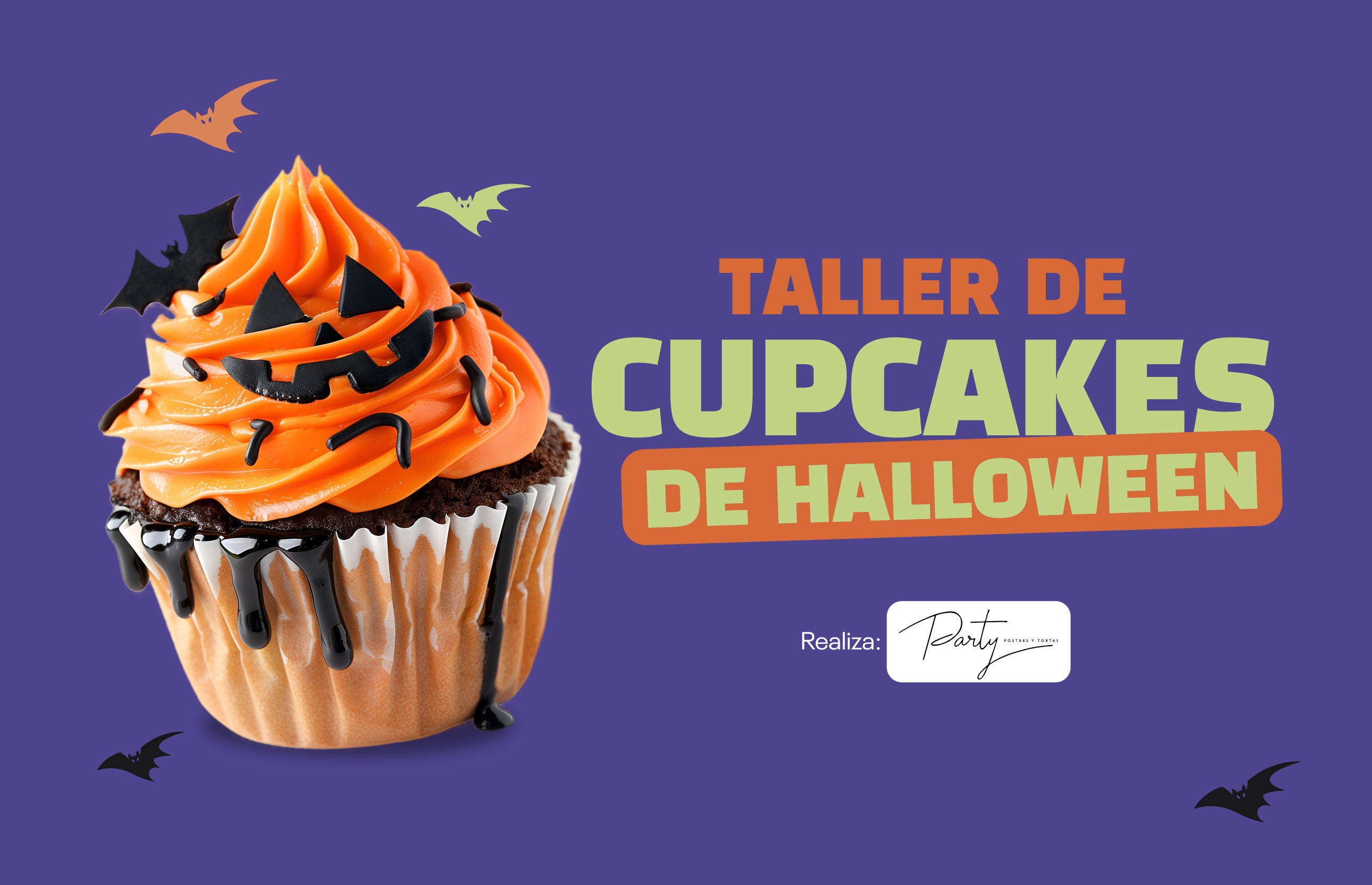 Taller de cupcakes de Halloween