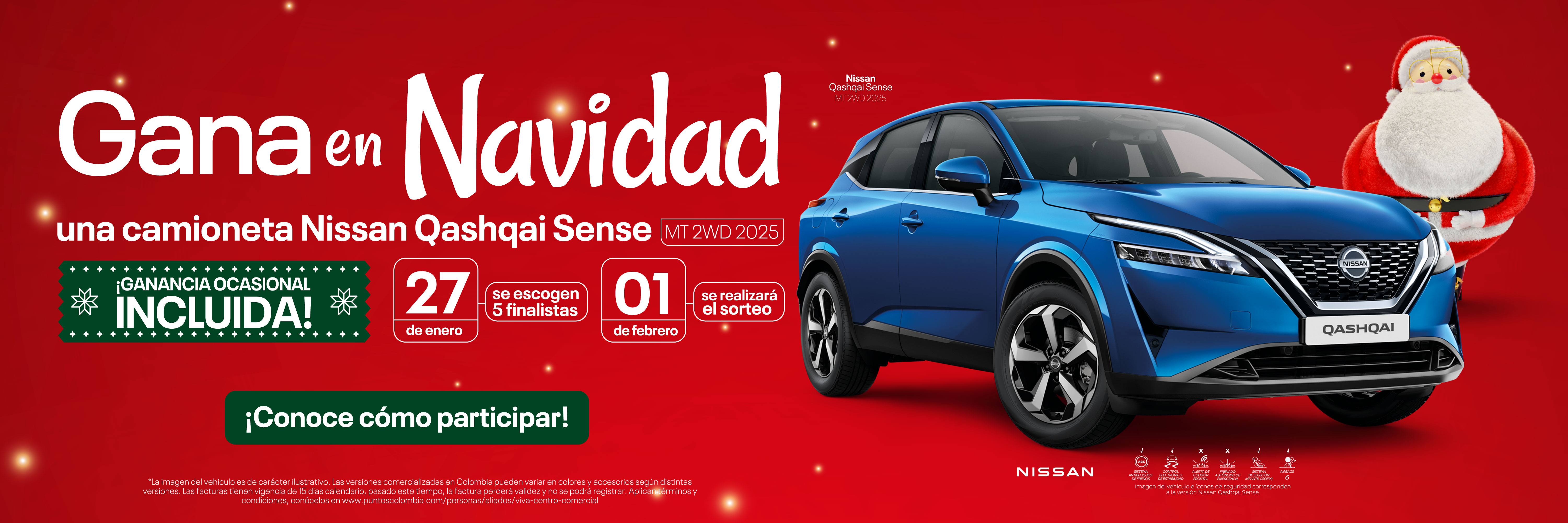 Sorteo en Navidad