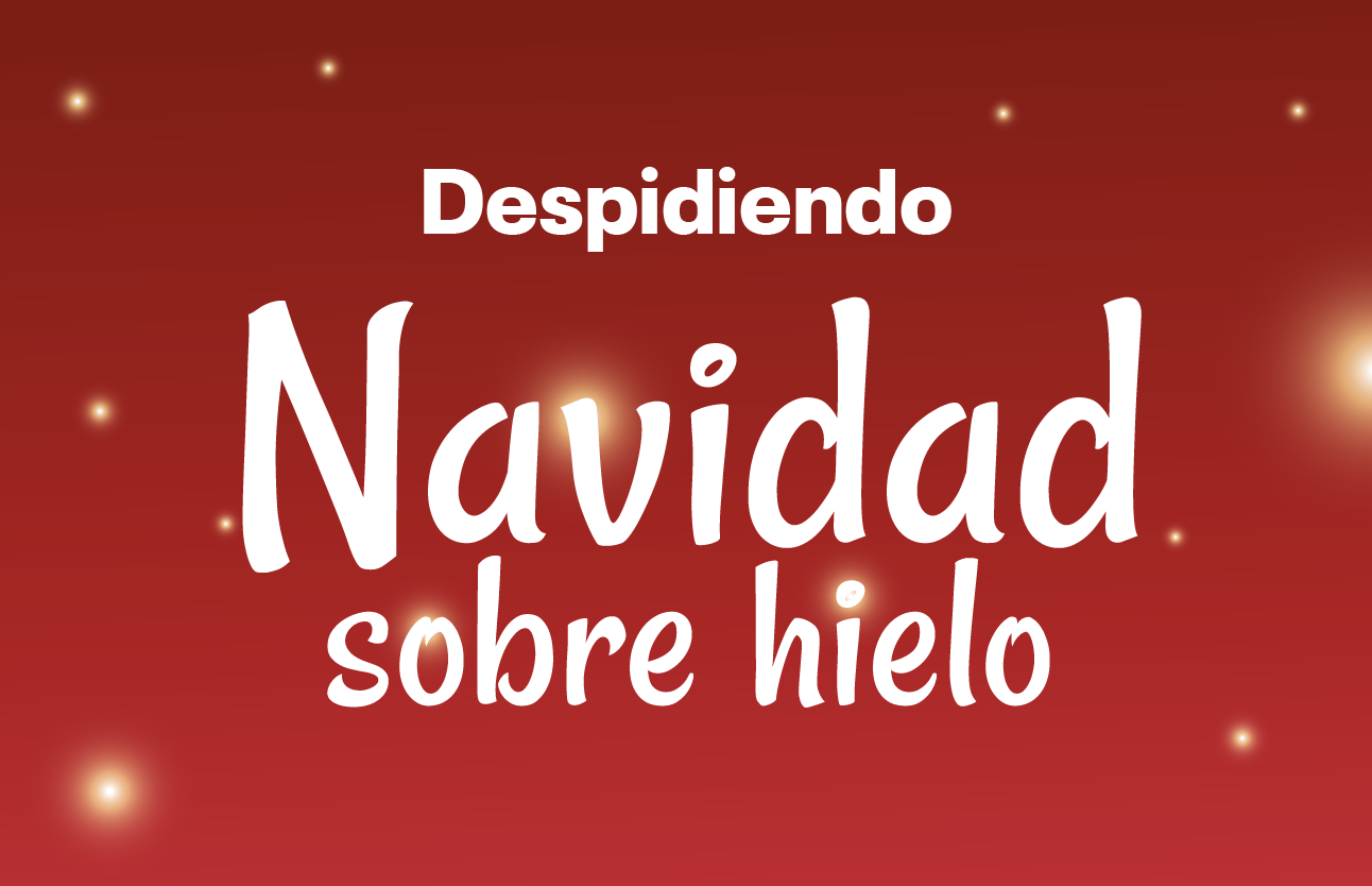 navidad sobre el hielo