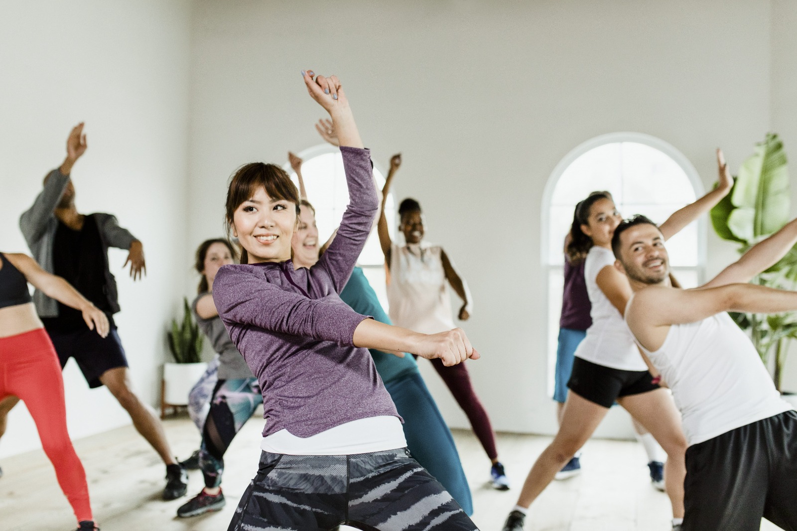clase de rumba para hacer ejercicio