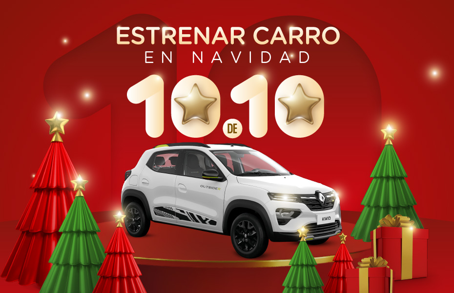 Estrenar carro en Navidad... Diez de diez