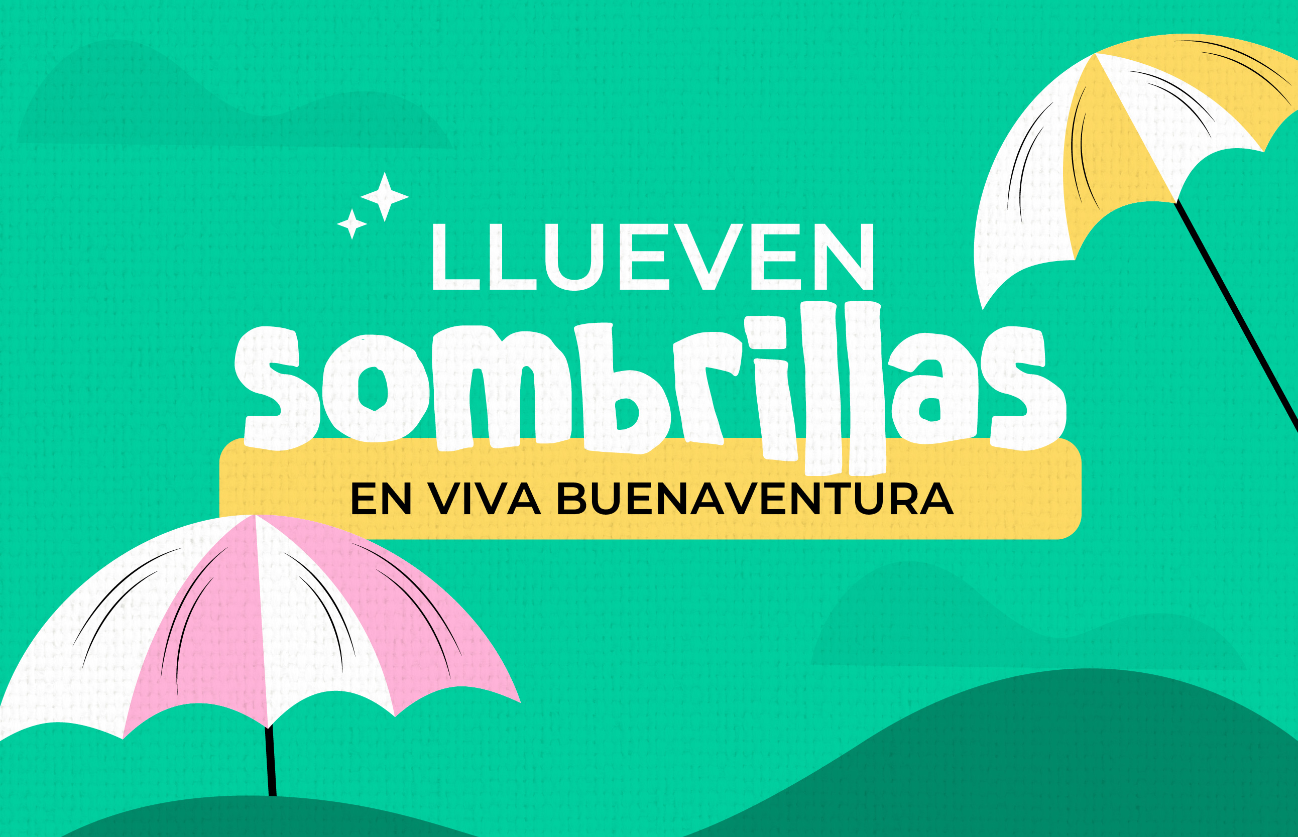 Llueven sombrillas en Viva Buenaventura