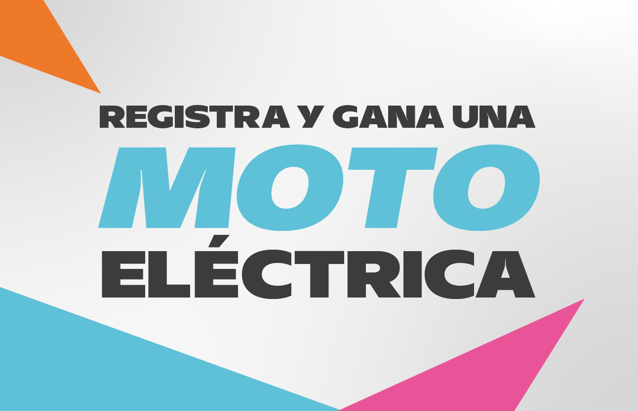 Registra y gana una moto eléctrica