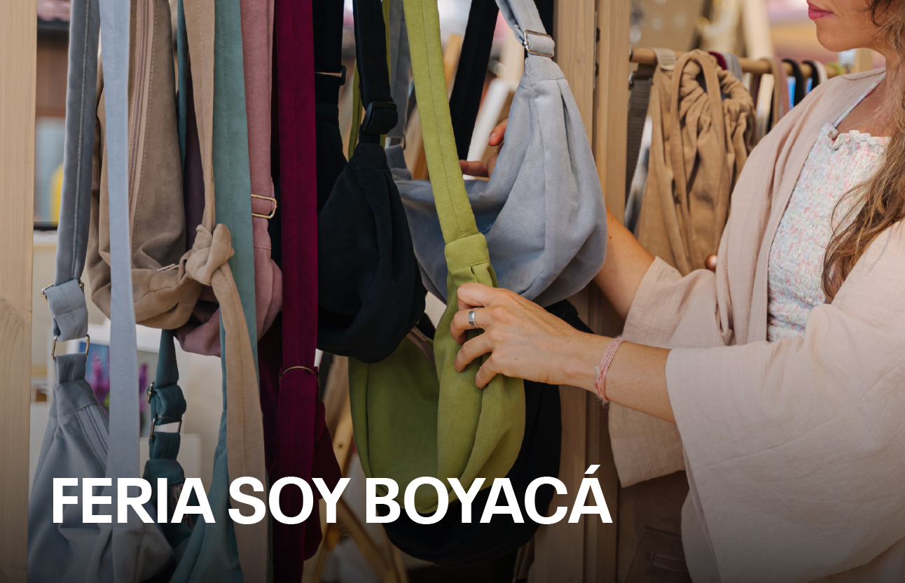 "Conoce los mejores productos de nuestros empresarios y emprendimientos boyacenses. Un evento en alianza con la Secretaría de Desarrollo Empresarial."