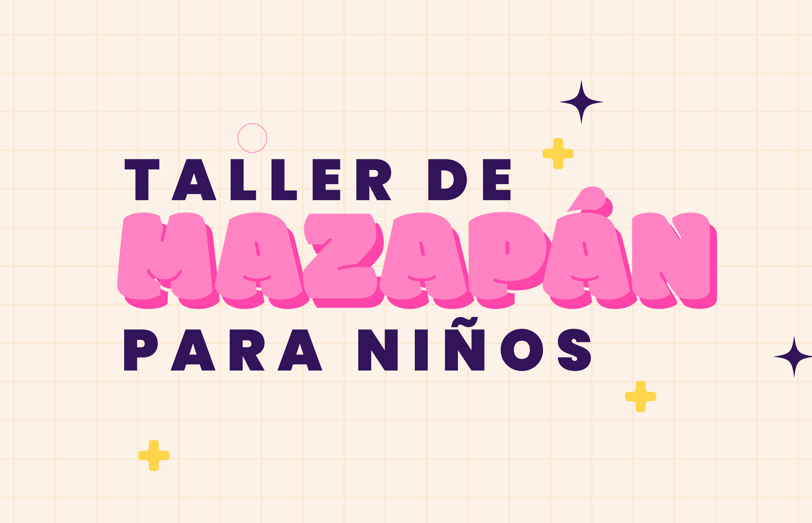 Taller de mazapán para niños